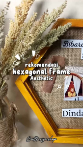 PROSES 1 HARI JDI - HEXA FRAME BINGKAI HEXAGON KADO ULTAH WISUDA PERNIKAHAN ANNIVERSARY PERPISAHAN KENANG-KENANGAN