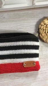 Dompet Rajut Panjang Muat HP Model Blaster By Syafa