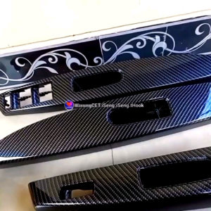 Frame Panel Rumah Power Window Carbon Toyota Agya Daihatsu Ayla