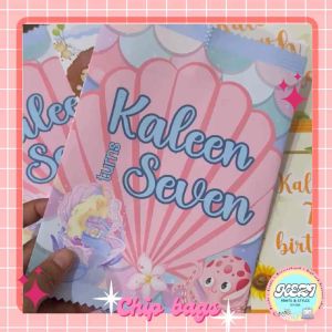Customized Chip bags | For Birthday Christening / Baptism and any events | Any theme
