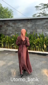 Sahara Dress janggan kekinian gamis maxi burkat lebaran terbaru 2026 gamis kondangan pesta