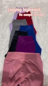 Legging panjang polos olahraga