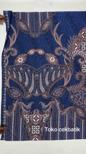 kain batik - Motif Batik unik Soganan Gradasi Modern (Biru)