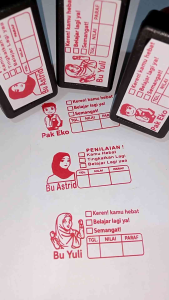 Stempel Penilaian Guru Stempel Flash (Otomatis) Stempel Custom