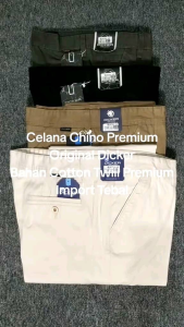 NR Outfit 28-44 Mocca Celana Dicker Original Panjang Chino Reguler Fit Pria Big Size Jumbo Straight
