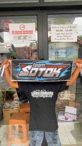 BENDERA TEAM SOTOK 60x20 | BENDERA TEAM SOTOK | BENDERA SOUND | BENDERA SOUND MINIATUR