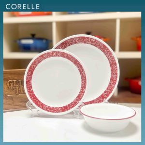 Corelle Original Bandhani Dinnerware with OLD STYLE LOGO MARKINGS SOLD AS SET or PER PIECE Made in USA