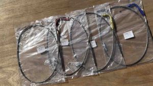 ชุดสายคันเร่ง+ข้องอ (90เซน) ครบเซ็ท ระฆังทองแท้ 100% 90เซน พร้อมข้องอสายคันเร่ง wave Sonic และอีกหลายรุ่นรถ