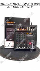 Mixer Ashley Samson 8, Samson 6 & Samson 4 Original Bluetooth - Soundcard 3 Pilihan Murah Berkualitas