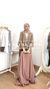 ROK PLISKET WANITA PANJANG PREMIUM