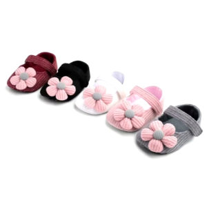 SEPATU BAYI PEREMPUAN BALET BUNGA  ANTI SLIP DAN NYAMAN DI PAKAI