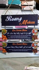 Ruang makan-Gantungan dapur-hiasan dinding kitchen-hiasan doa sebelum dan sesudah makan