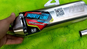 Knalpot Norifumi GRIDZ Full System. Pnp untuk CRF ALL KLX/DTRACKER WR TIGER TRAIL SCORPIO TRAIL dan lain-lain aneka trail. Full System
