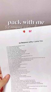 52 Reasons Why I Love You Card - Kado Ulang Tahun/Hadiah Anniversary DIY Pacar Cewek/Cowok