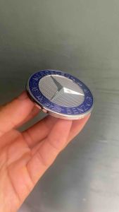 Logo Mercedes Gắn Trang Trí Đầu Xe Mercedes Benz Đường Kính 57mm