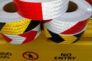 2 inches x 50 meters High Visibility Warning sign Reflective tape Sticker Truck