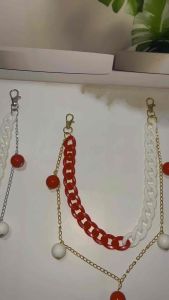 Rantai Celana Merah Putih Kemerdekaan Dua Lapis Sakila Double Layer Belt Chain Jeans Waist Pants Belt Merdeka Red White 17 Agustus