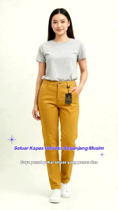 Mens and Womens Slim Fit Pants with Belt Loops and Side Pockets.