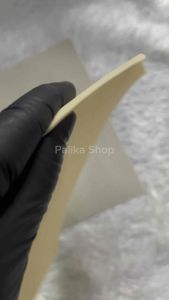 แผ่นหนังฝึกสัก หนังเทียมหัดสัก แบบเรียบ 2 หน้า อุปกรณ์สักคิ้ว