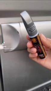 ปากกาแต้มสี รถยนต์ K-1PLUS สีขาว ขาวมุข ขาวครีม ขาวขุ่น ขาวสว่าง ลบรอยขีดข่วน ลบรอยถลอก มี2หัว ด้านลิขวิดและพู่กัน