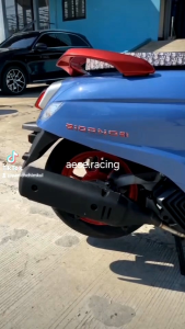 คอท่อ Giorno+125 งานสแตนเลส ใส่ปลายเดิมแท้