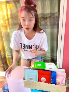 แป้งสาโท ไม่ใช้ข้าว สูตรพีช 1ซอง(18กรัม)ทำได้ 3.5 ลิตร