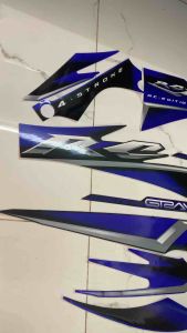 Bộ tem yamaha Jupiter Gravita màu xanh dương hàng nhập Thái Lan 3 lớp chất lượng cao dành riêng cho dòng xe này tem in lụa màu sắc cực đẹp và bền như tem hãng giá bán cực tốt bán lẻ như bán sỉ