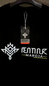 KAOS HITAM MAROJA / BAJU LENGAN PENDEK FULL SABLON / KEKINIAN TERBARU