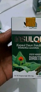 Kapsul Insulqu Daun Insulin untuk diabet original Inayah isi 50 kapsul