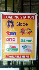 Tarpauline LOAD NA DITO (Yellow)18x24inch high quality print makapal matibay glossy waterproof