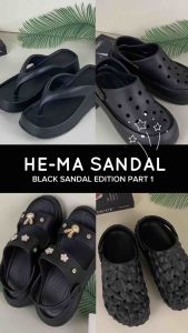 Sandal Slop Wanita Hak Korean Style 999W Hema Size 36-40
