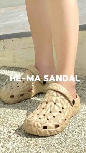 Sandal Baim kodok Pria Geometris Klasik EVA Anti Slip 9236M Size 38-43