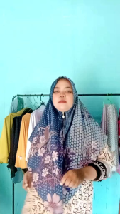 Hijab Ziper Motif Termurah 100rb Dapat 5 Hijab