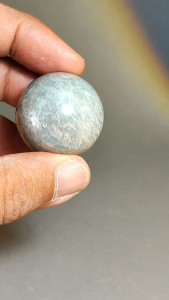 บลู อมาโซไนท์ ลูกกลม🔸Blue Amazonite sphere