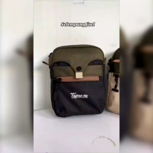 Tas Selempang Pria Keren Tapax Jisel - Slingbag Multifungsi & Serbaguna | Cocok Untuk Segala Gaya
