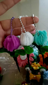 พวงกุญแจดอกทิวลิปจิ๋ว