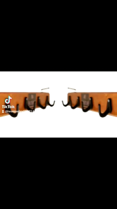 kapstok gantungan baju kayu aesthetic minimalis