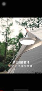 Super Bright USB solar Rechargeable LED bulb portable home lamp outdoor garden hanging camping UFO Emergency Power-bank Lamp