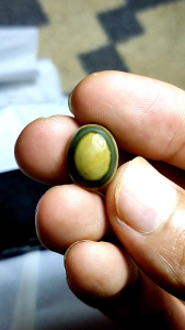 Batu akik motif sumur bandung natural