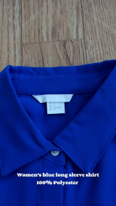 Kemeja Wanita Branded: Kemeja H&M Blue Longsleeve & Kemeja Wanita Terbaru