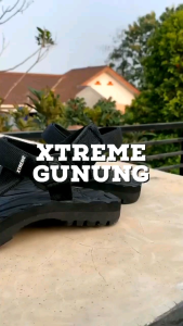 Sandal Gunung Outdoor Pria Dewasa Sandal Selop Xtreme Black Stone Seri Gunung