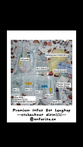 Premium Infus Set Komplit Lengkap / Paket Hemat Alat Infus
