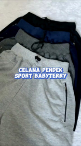 Celana Pendek Olahraga Bahan Babyterry Tebal Cucigudang Terlaris