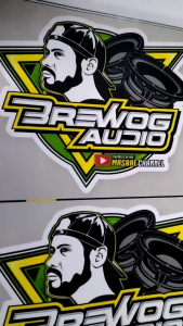 STIKER BREWOG AUDIO | STIKER SOUND VINYL | STIKER AUDIO ANTI AIR | STIKER BREWOG | STIKER BREWOG AUDIO | STIKER BREWOG ISI 8 BIJI