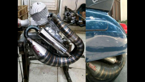 Knalpot Vespa Drc Racing PTS Spesial Smallframe Lumaca Udang