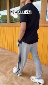 DOOD กางเกงขายาวมีแถบข้าง Long Pants ผ้านุ่มสบาย ชาย/หญิง