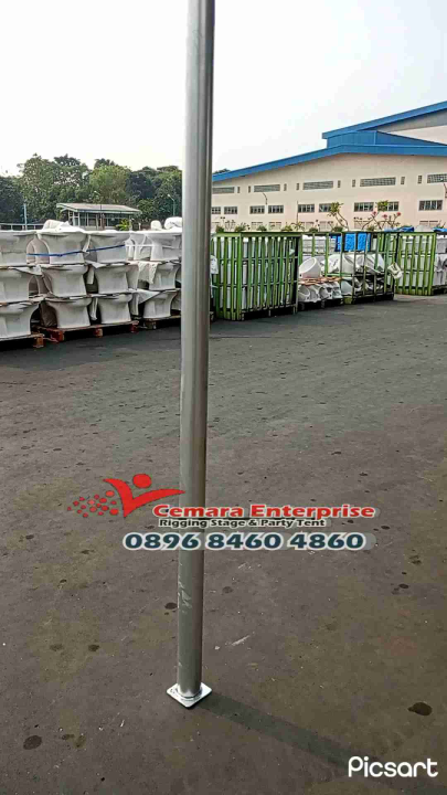 Rangka tenda 4x6 meter + terpal | Tenda pesta / Tenda PT / Tenda gudang / Tenda kantor / Tenda parkiran / Tenda warga / Tenda wilayah /Tenda lingkungan