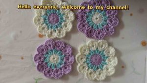 (SG STOCK)Crochet Flower Coaster DIY KIT SET (Tutorial In English)