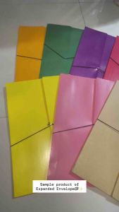 Expanded Envelope Long with Strap Available in 7 Colors (25 cm x 28 cm)
