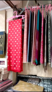Pashmina Syal Motif Kotak-Kotak Chasmere Selendang Scarf - Hijab Pashmina Syal 180X75 CM